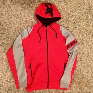 FOX RACING MENS ACTIVE ZIPUP HOODIE *RARE*